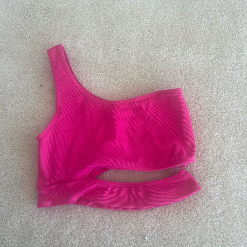 Garage Vibrant Pink Crop Top